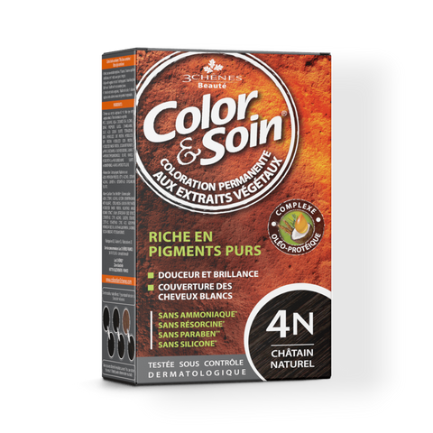 Color & Soin - Kit Coloración 4N Castaño Natural