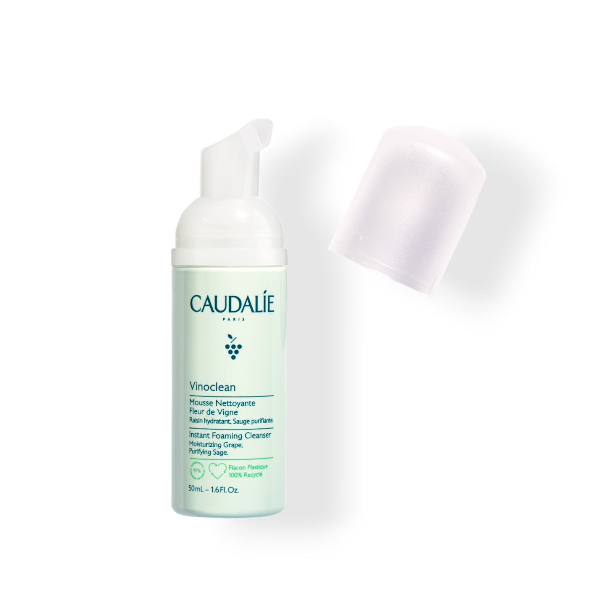 Caudalie Vinoclean – Mousse Nettoyante Fleur De Vigne 150 Ml, Neuf, Sans Paraben – Made In France
