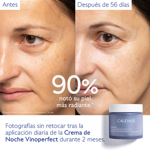 Caudalie Vinoperfect Crema Noche con Ácido Glicólico Antimanchas