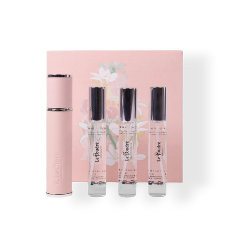 T.LeClerc Set 3 Perfumes y Vaporizador