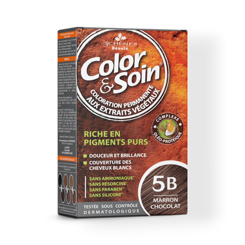 Color & Soin - Kit Coloración 5B Marrón Chocolate