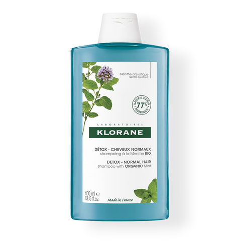 Klorane Champú Detox a la Menta - Cabello Normal