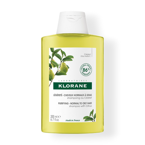 Klorane Champú Ligereza a la Cidra - Cabello Normal a Graso