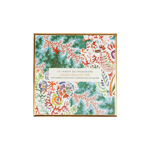 Fragonard Jasmin Perle de Thé Savon et Porte Savon