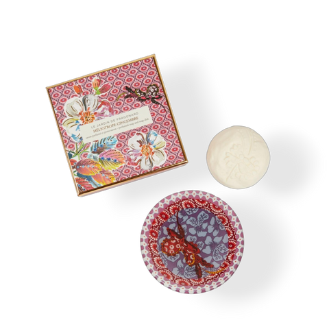 Fragonard Heliotrope Gingembre Savon et Porte Savon