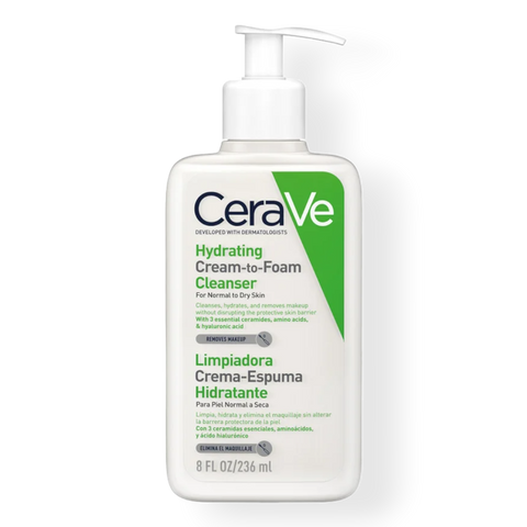 CeraVe Limpiador Crema-Espuma Hidratante