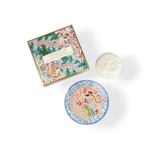 Fragonard Jasmin Perle de Thé Savon et Porte Savon