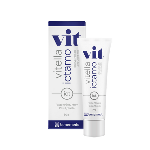 Vitella Ictamo Crema Curativa con Ictiol Pálido 30g